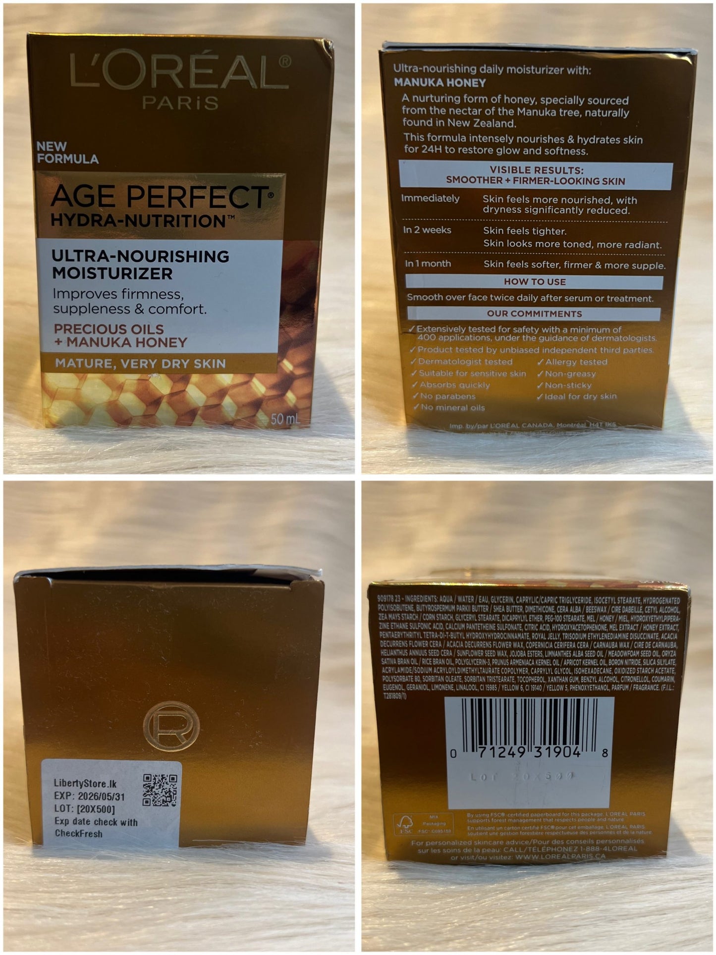 (Discounted Product) L'Oréal Age Perfect Hydra-Nutrition Ultra-Nourishing Day Cream