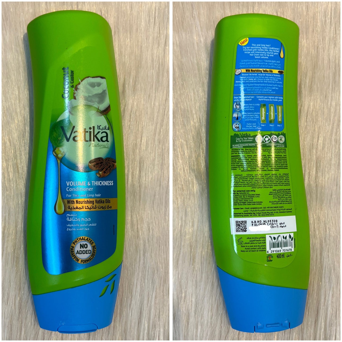 Vatika Volume & Thickness Conditioner 400ml