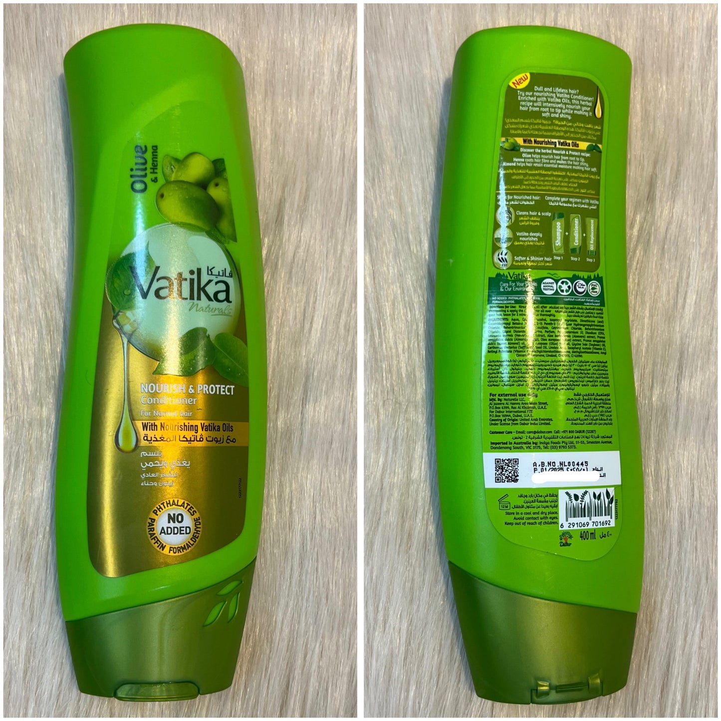 Vatika Nourish & Protect Conditioner 400ml