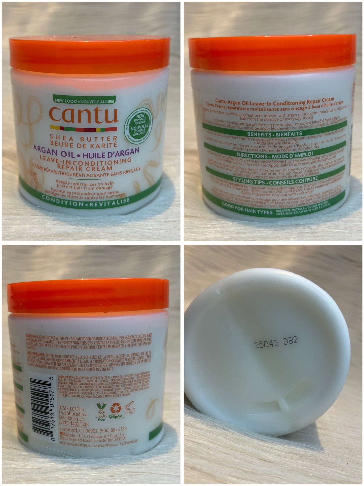 Cantu Argan Oil Leave-In Conditioning Repair Cream 453g
