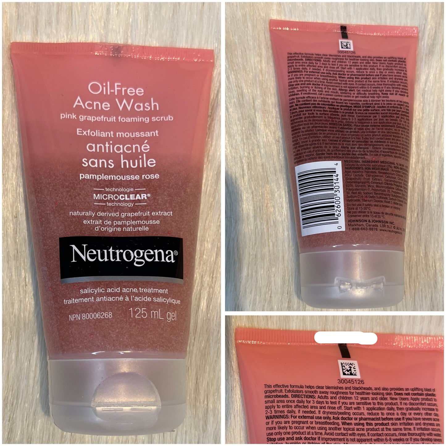 Neutrogena Oil-Free Acne Wash Pink Grapefruit Foaming Scrub