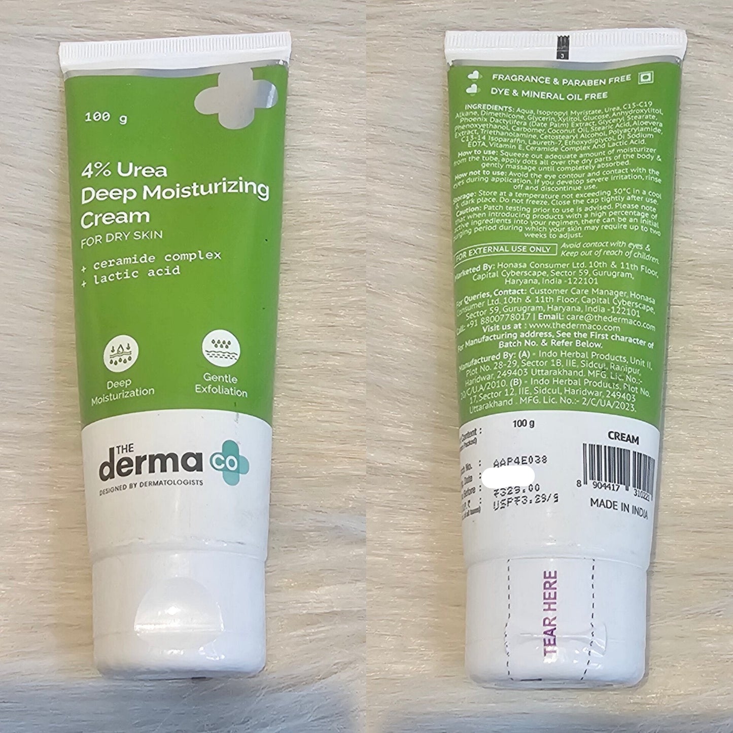 The Derma Co 4% Urea Deep Moisturizing Cream 100g