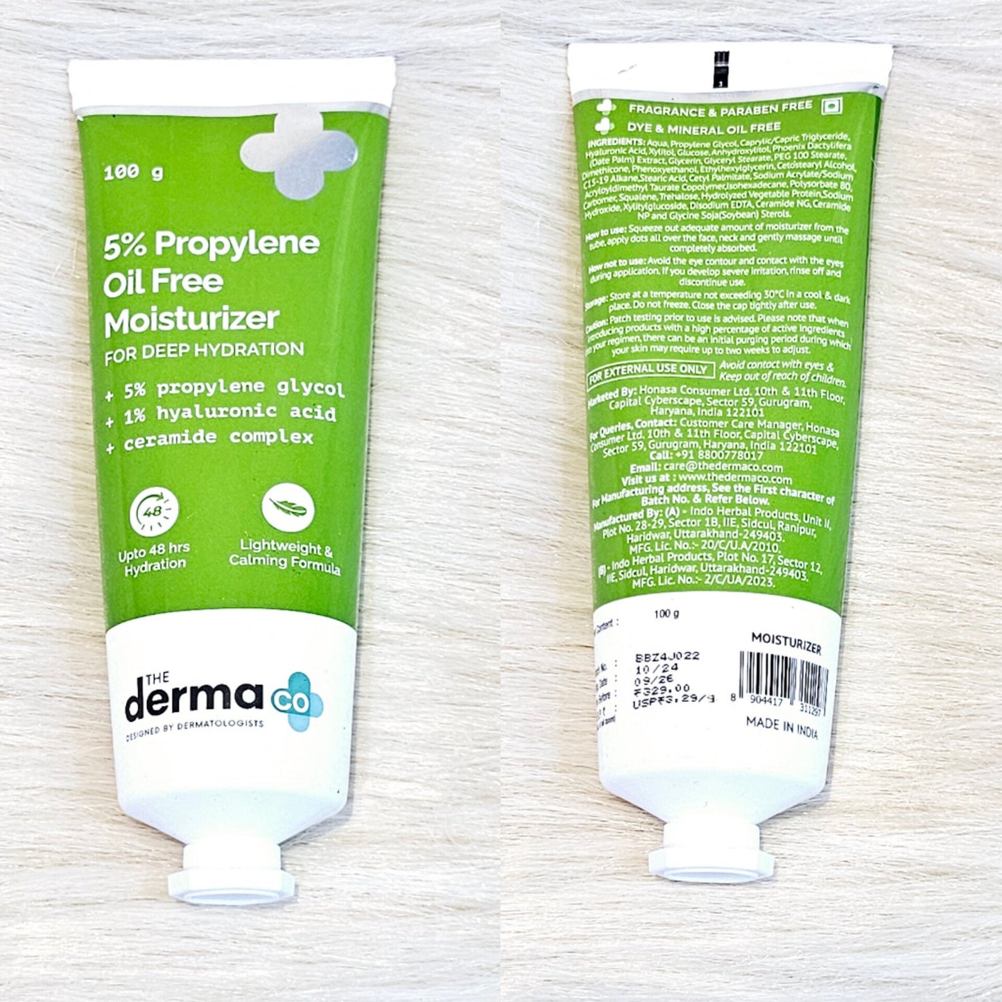 The Derma Co 5% Propylene Glycol Oil-Free Moisturizer 100g