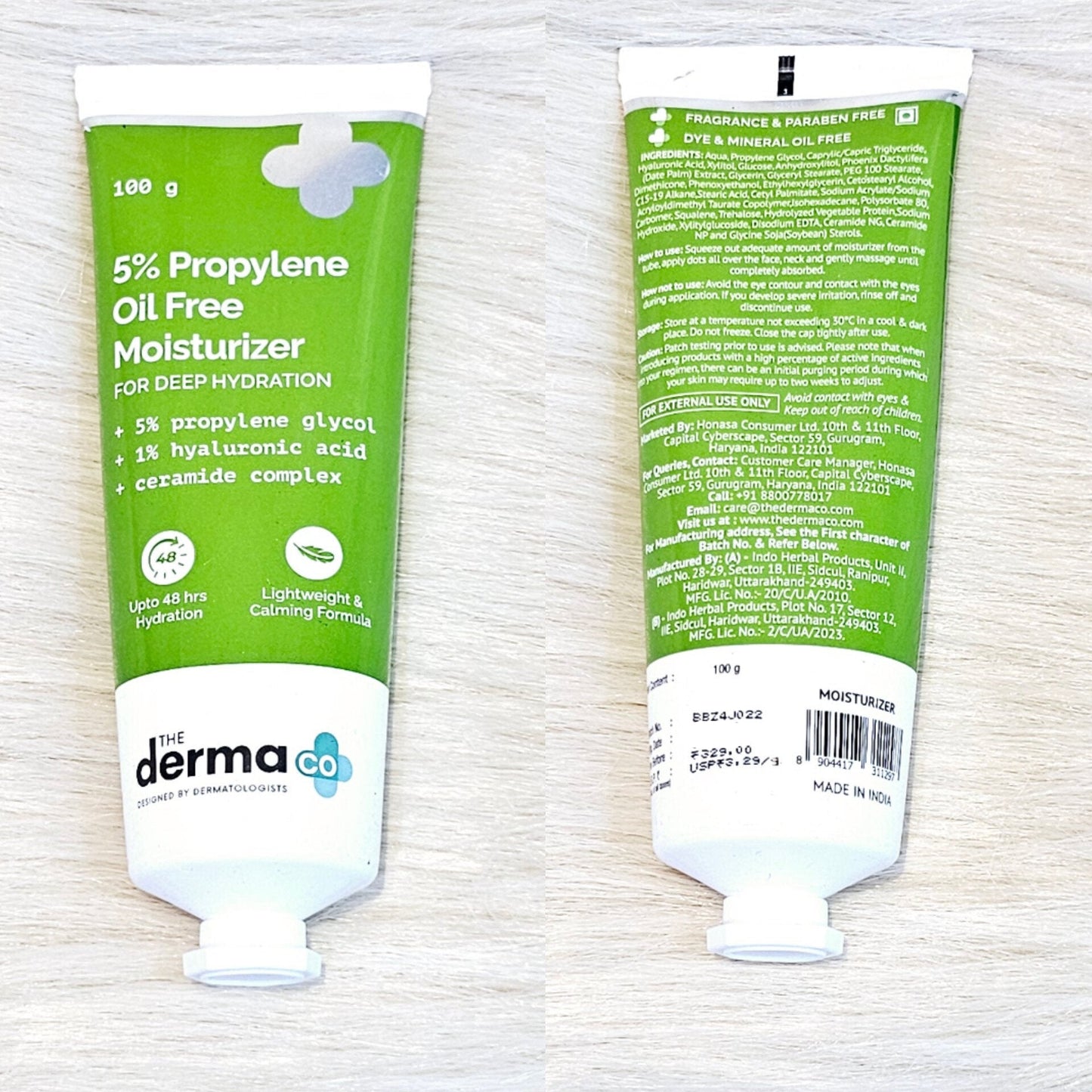 The Derma Co 5% Propylene Glycol Oil-Free Moisturizer 100g