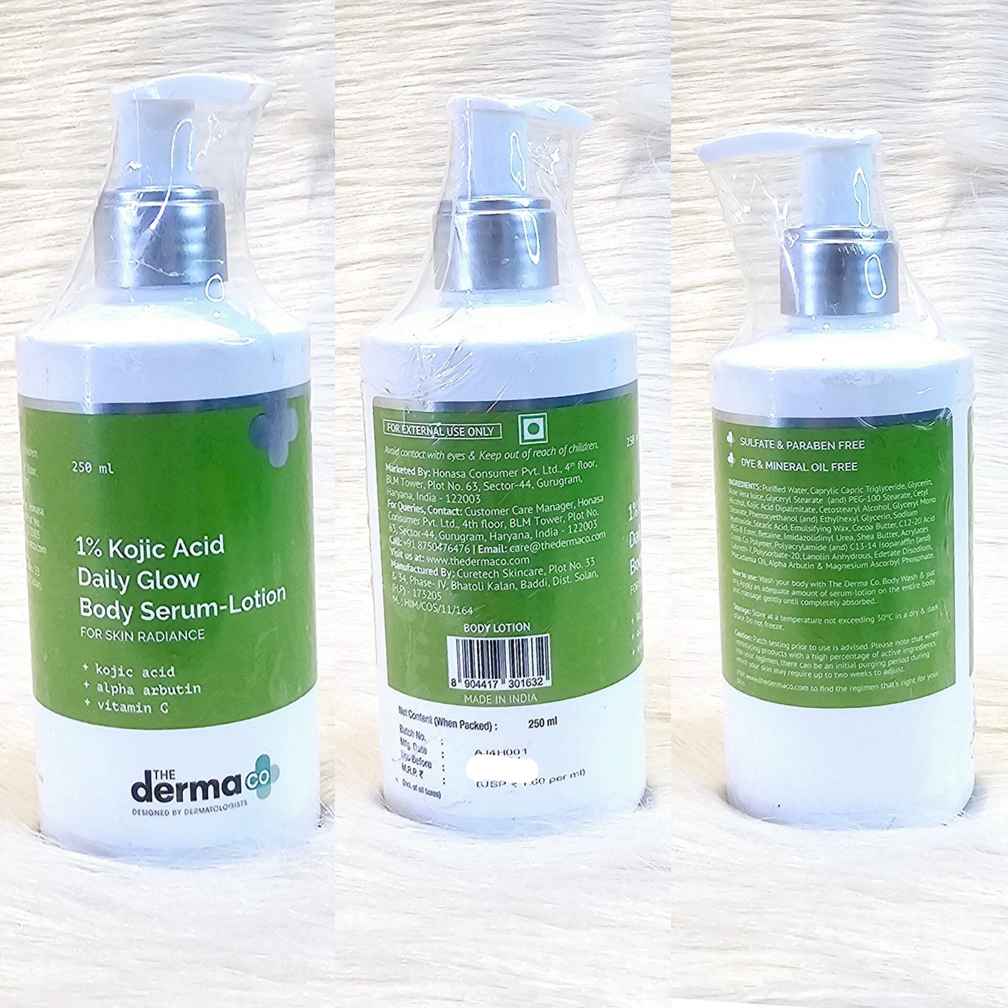 1% Kojic Acid Body Serum Lotion 250ml