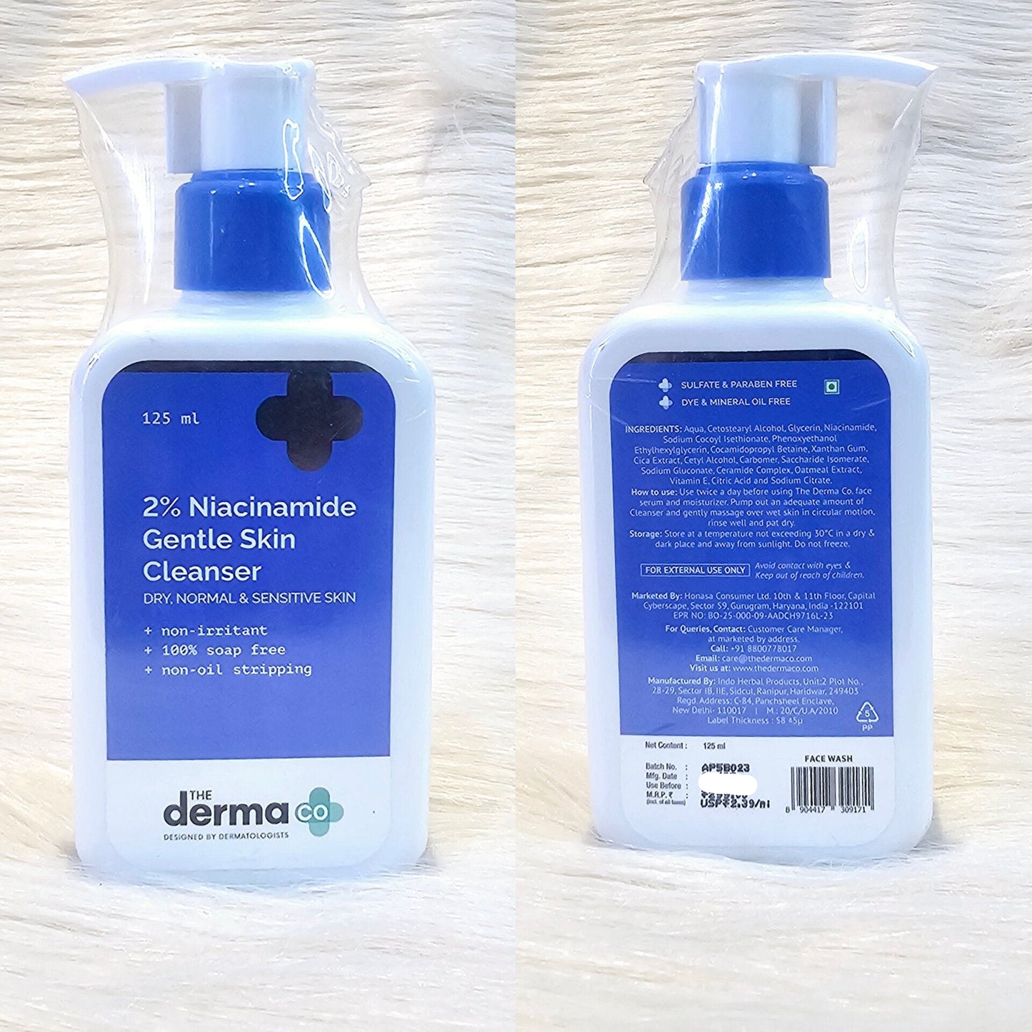 The Derma Co 2% Niacinamide Gentle Cleanser 125ml
