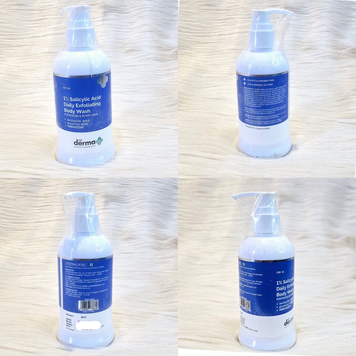 The Derma Co 1% Salicylic Acid Body Wash 250ml