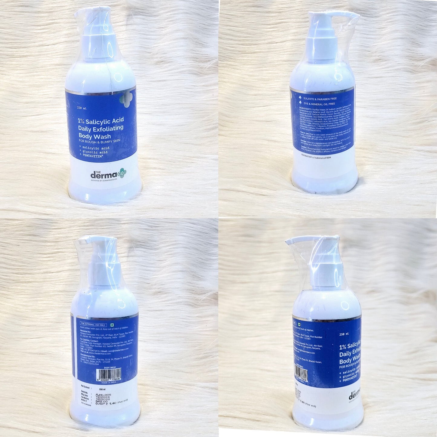 The Derma Co 1% Salicylic Acid Body Wash 250ml