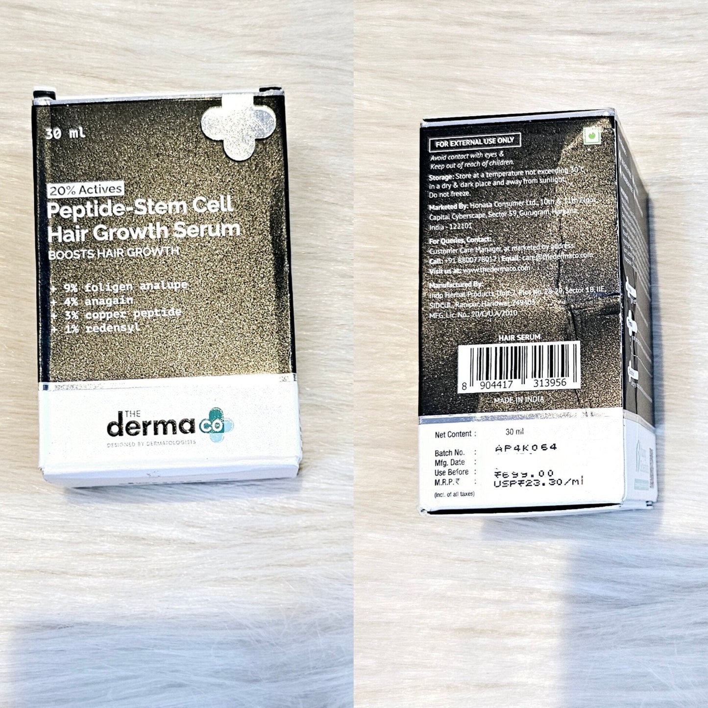 The Derma Co Peptide Stem Cell Hair Serum 30ml