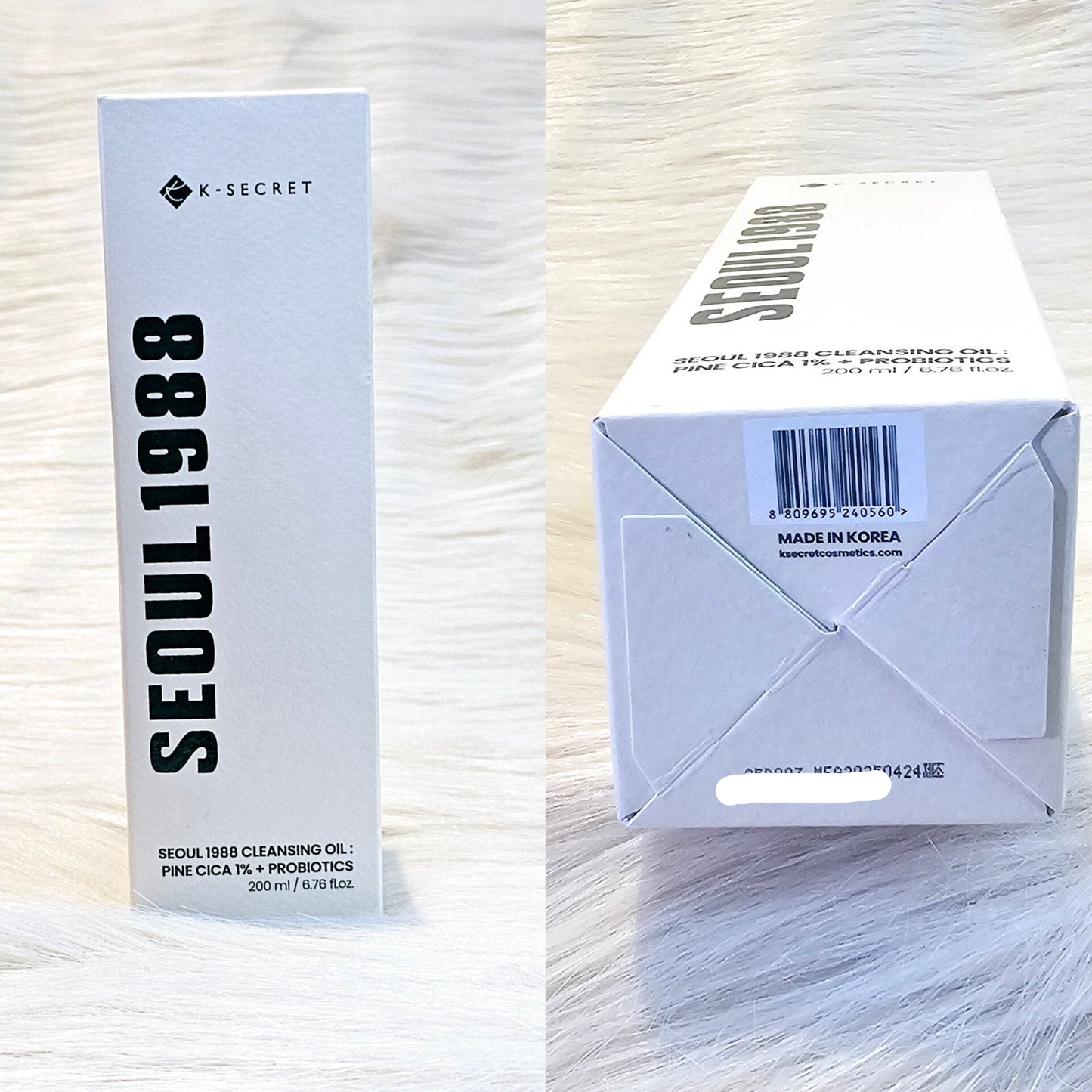 K-SECRET SEOUL 1988 Cleansing Oil: Pine Cica 1% + Probiotics (200ml)