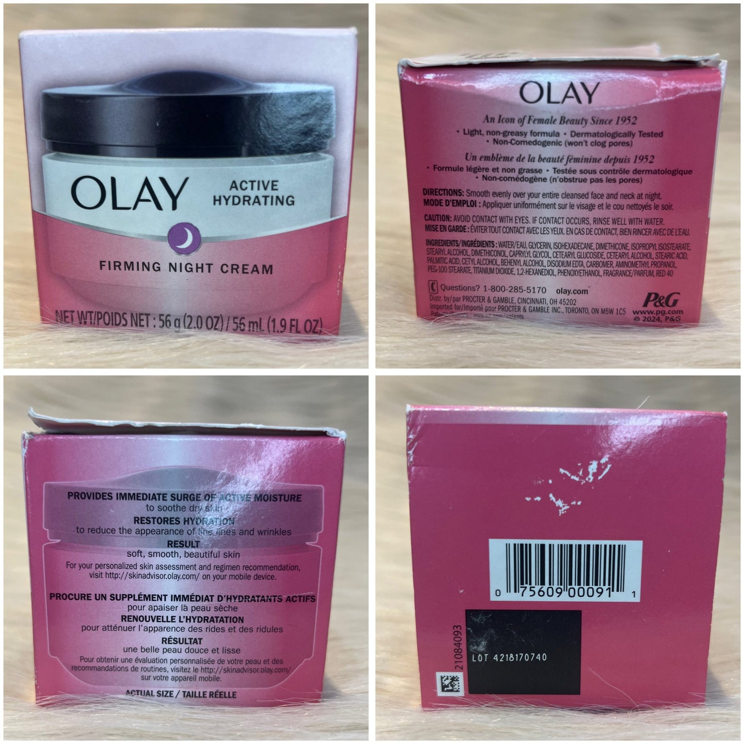 Olay Active Hydrating Firming Night Cream 56ml