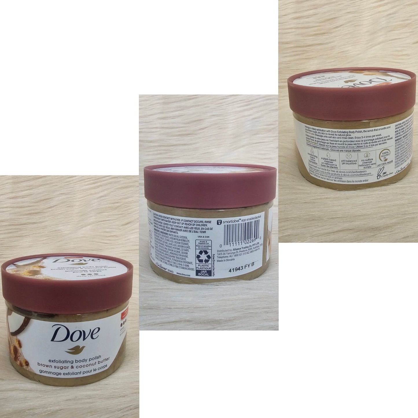 Dove Brown Sugar & Coconut Body Polish 298g