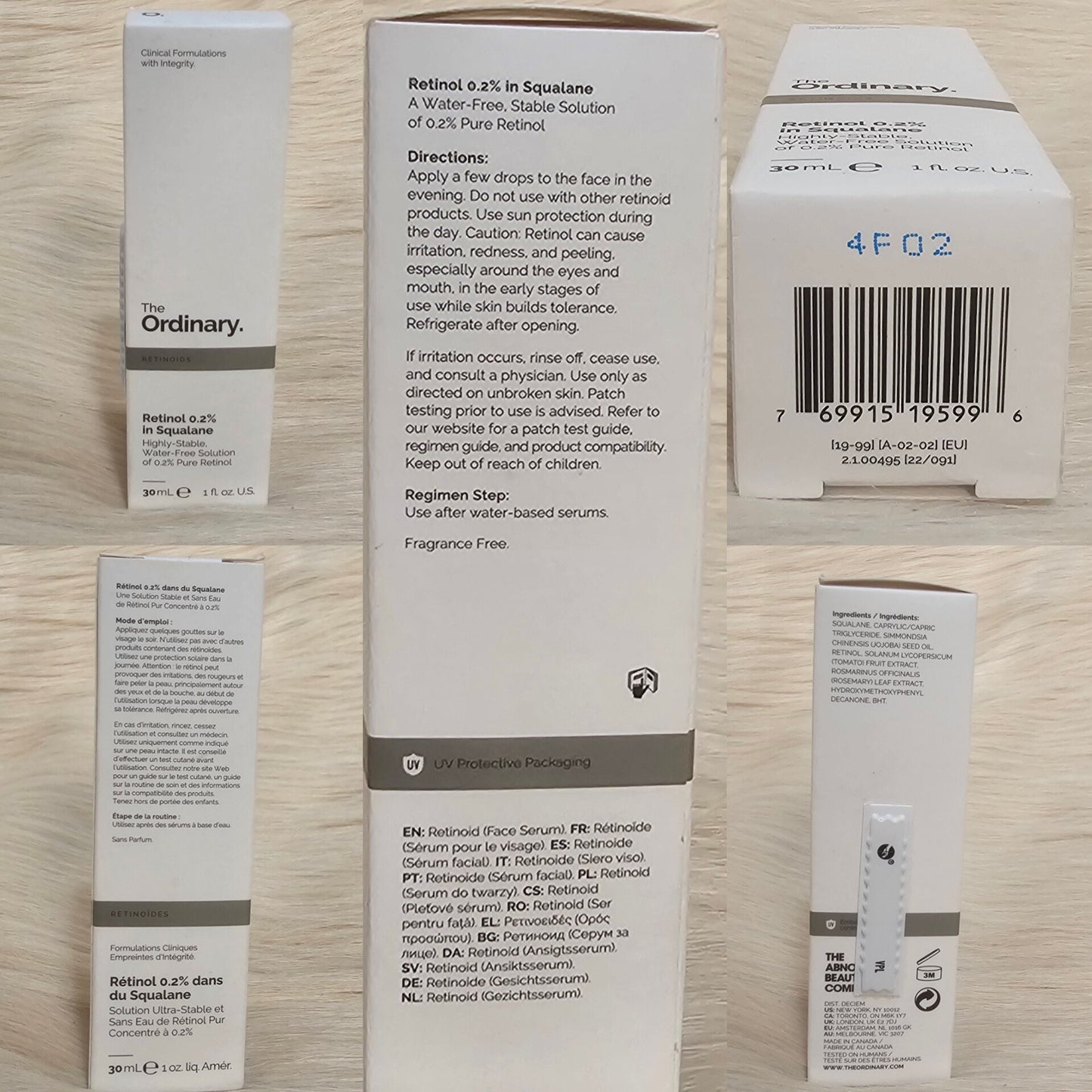 The Ordinary Retinol 0.2% in Squalane Serum (30ml)