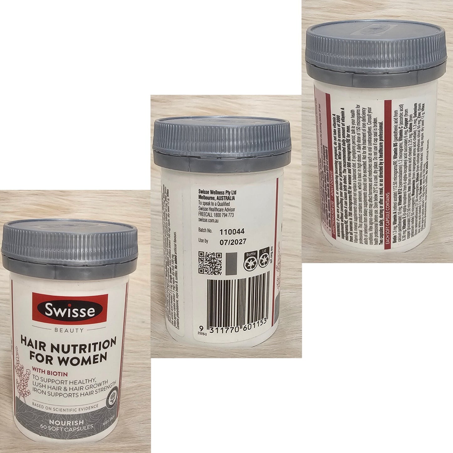 Swisse Beauty Hair Nutrition for Women – 60 Capsules