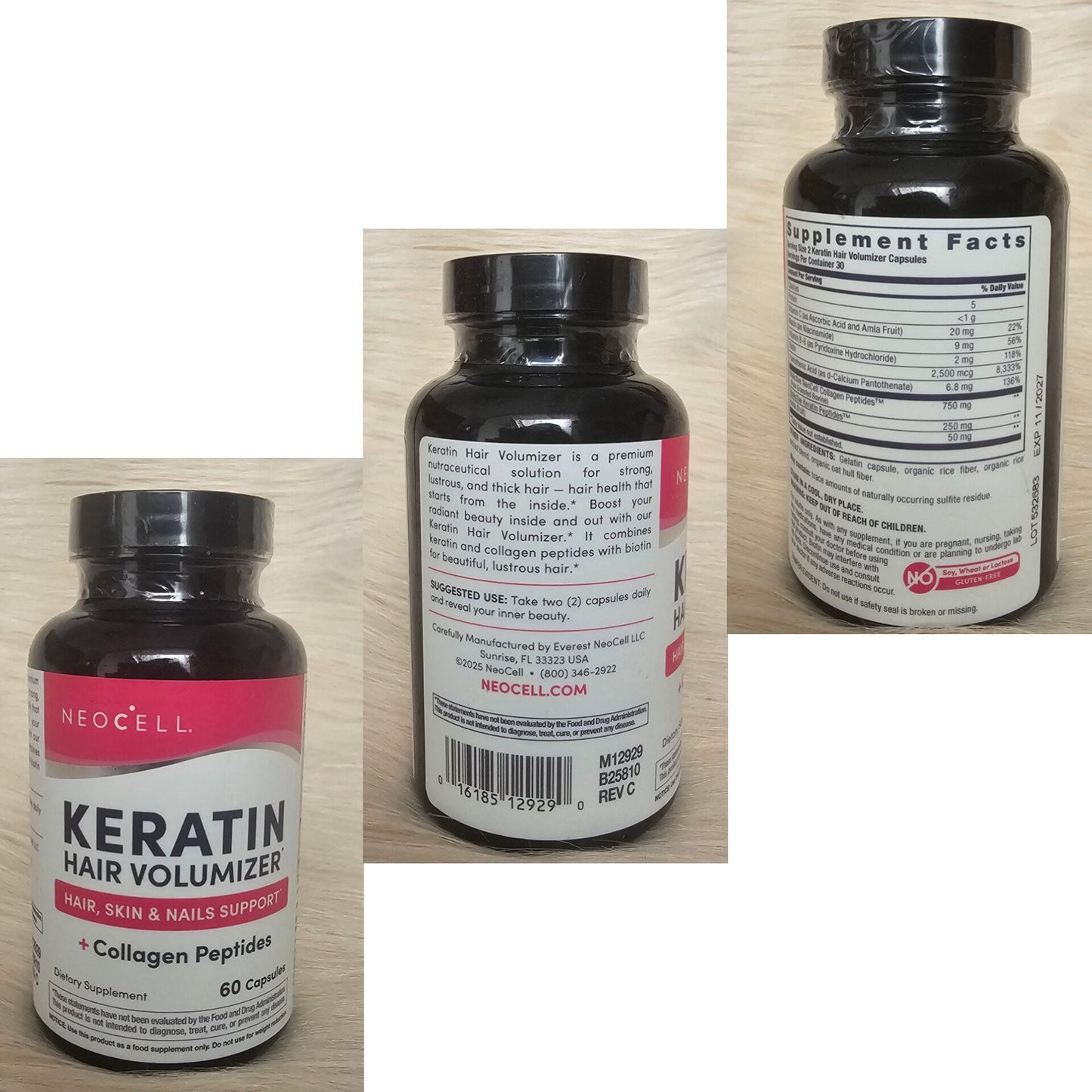 NeoCell Keratin Hair Volumizer (30 Servings)