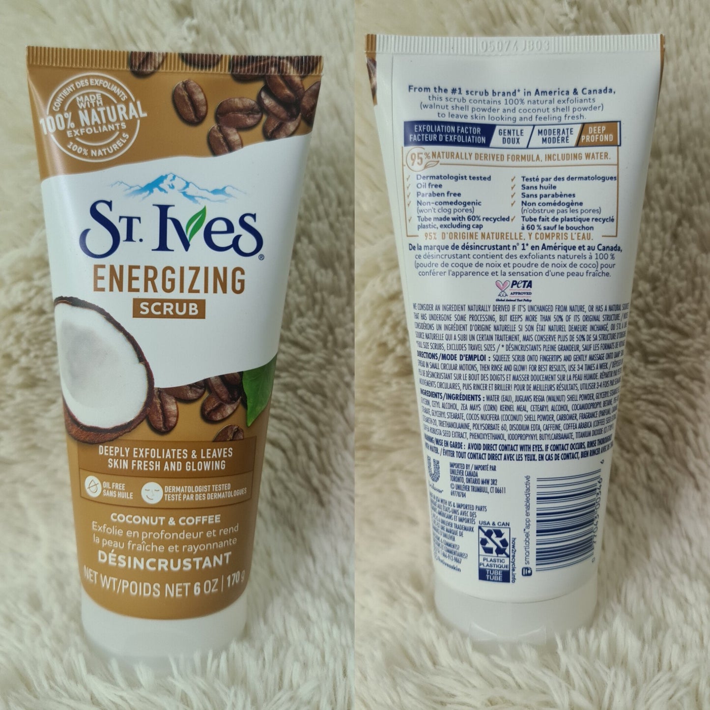 St. Ives Coconut & Coffee Face Scrub 170g