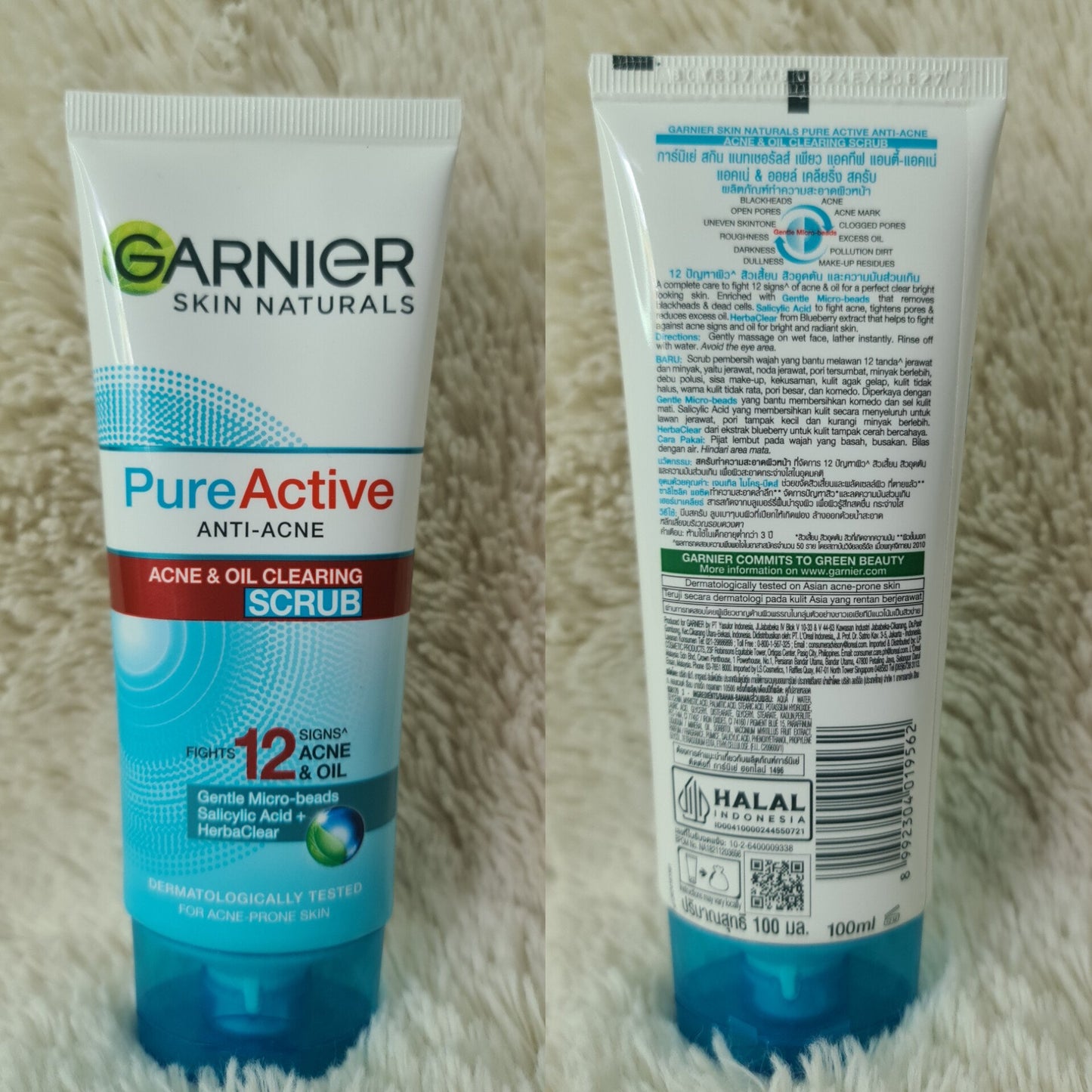 Garnier Pure Active Anti-Acne Scrub 100ml