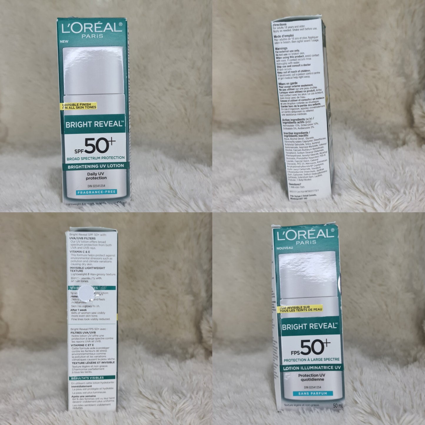L’Oréal Paris Bright Reveal SPF 50 UV Lotion 50ml