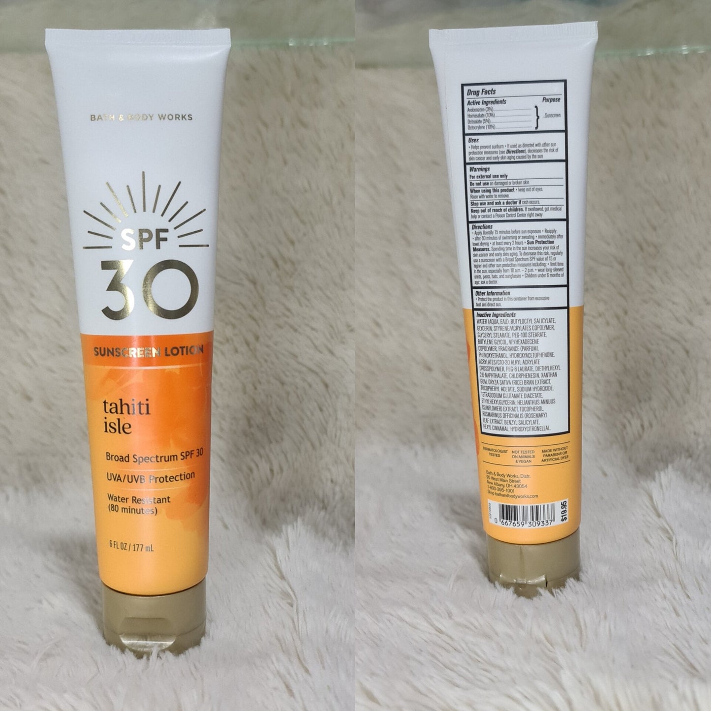 Bath & Body Works Tahiti Isle Water Resistant Sunscreen Lotion SPF 30 – 177ml