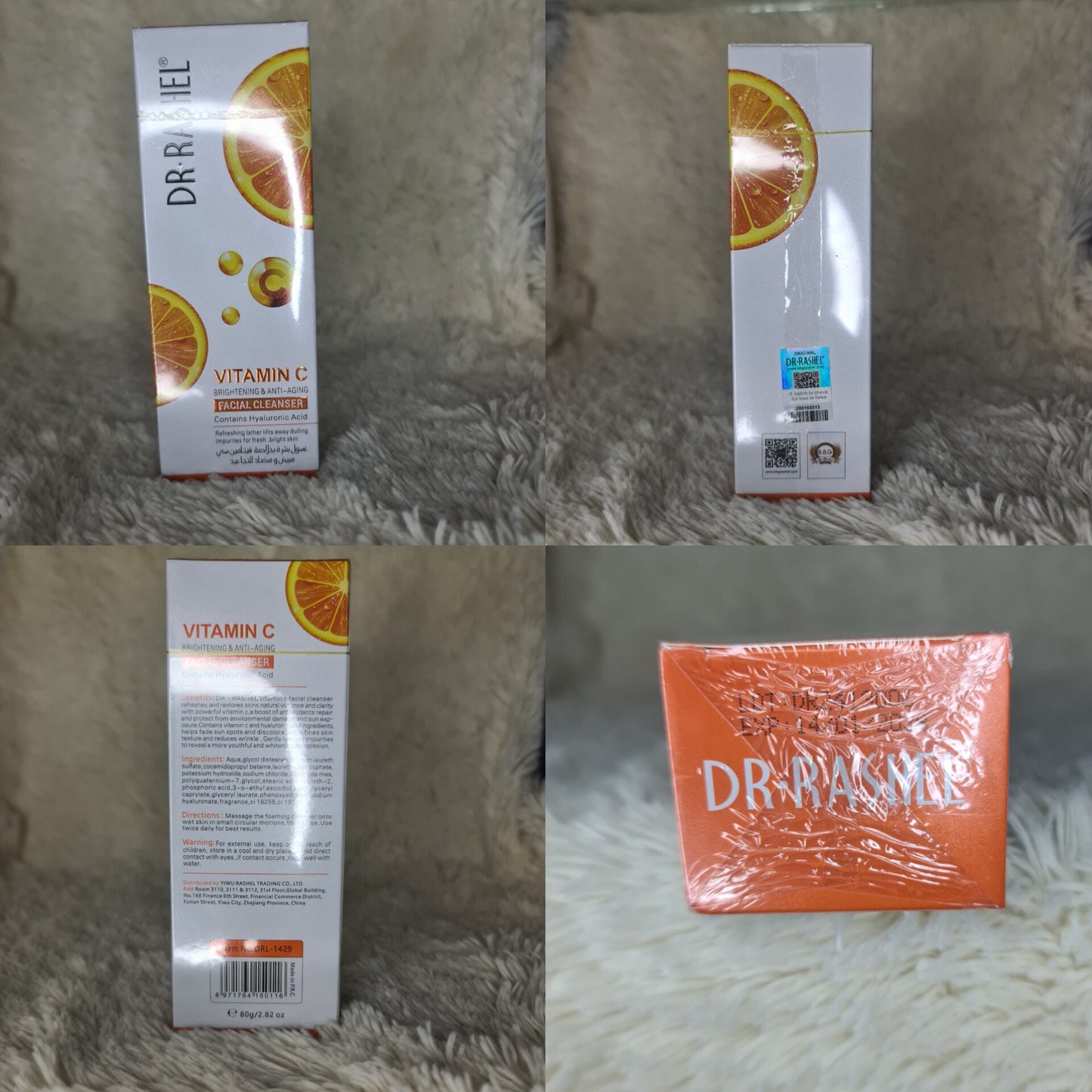 Dr. Rashel Vitamin C Brightening Facial Cleanser 80g
