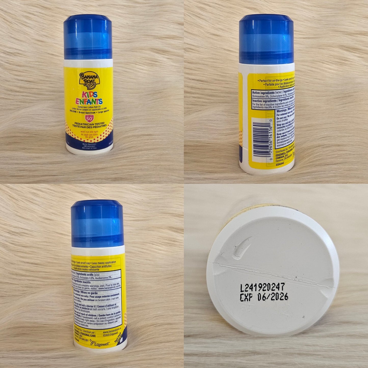 Banana Boat Kids SPF 50+ Roll-On Sunscreen 75ml
