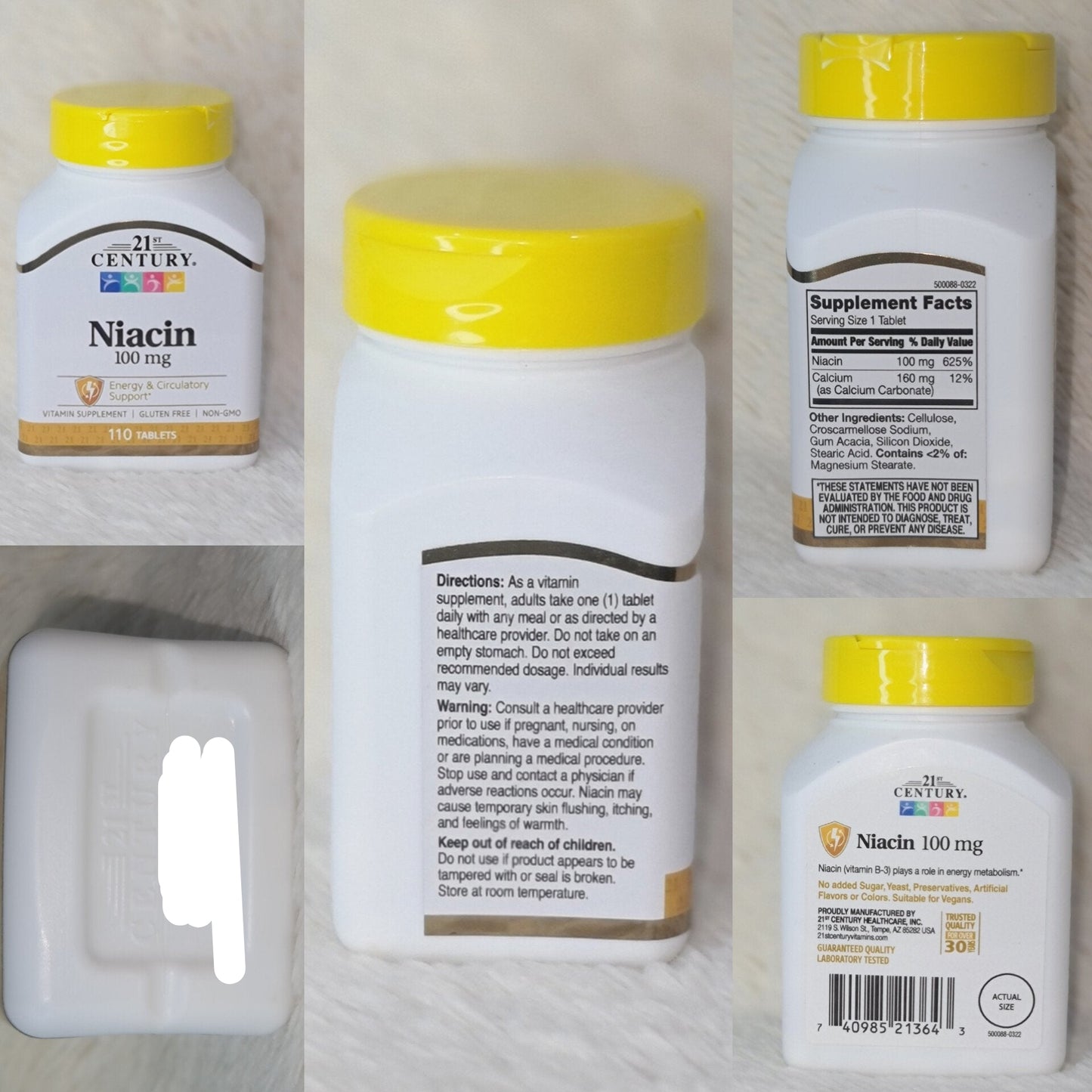 21st Century Niacin 100mg Tablets – 110 Count