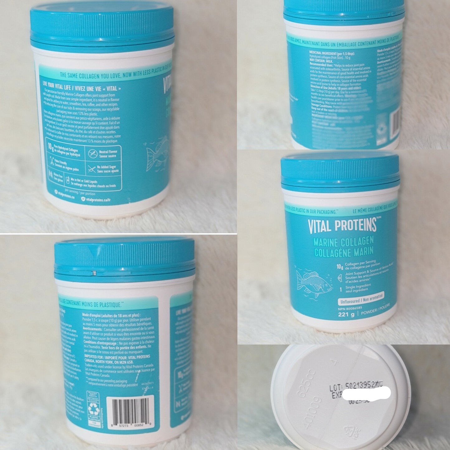 Vital Proteins Marine Collagen Peptides Unflavoured 221g