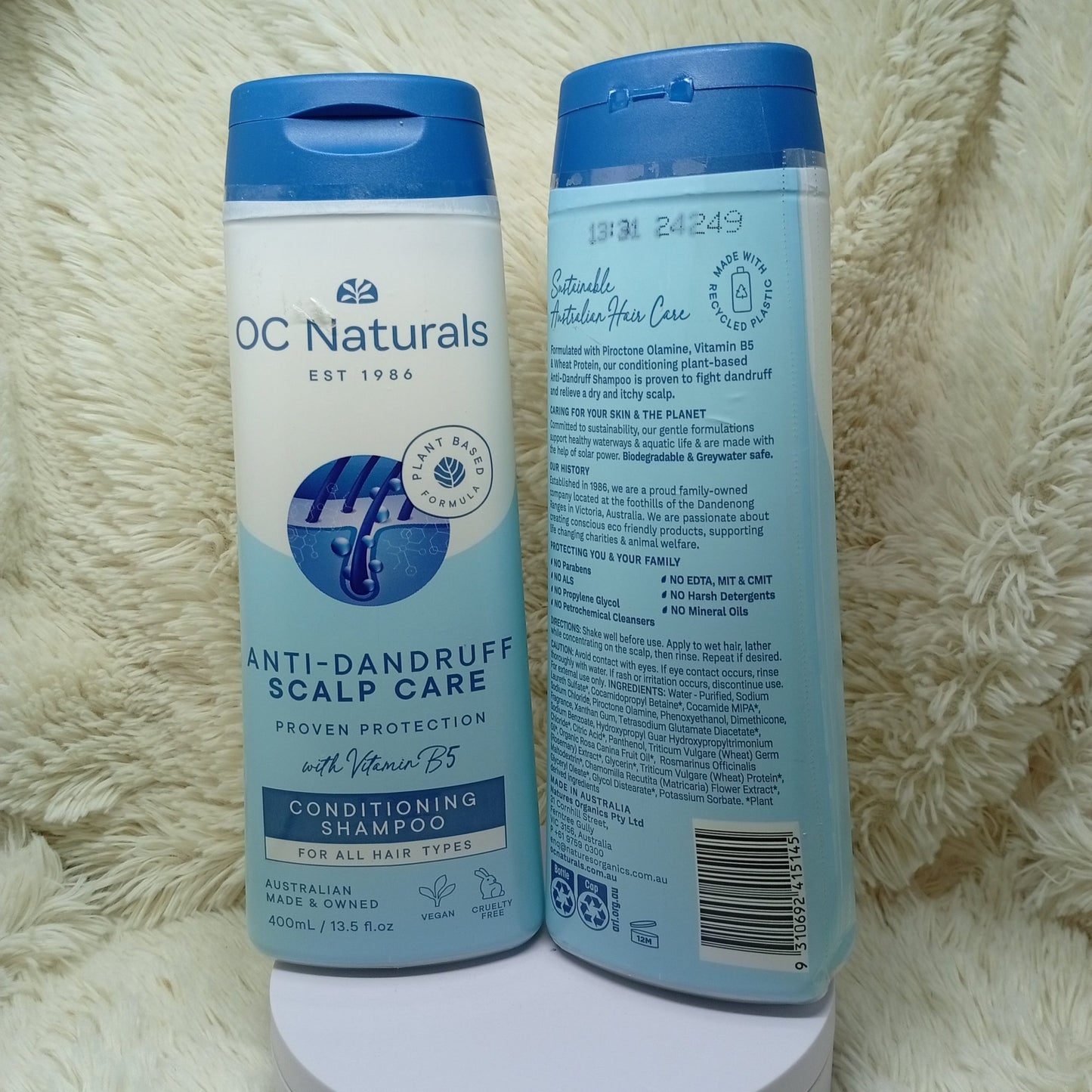 Organic Care Anti-Dandruff Shampoo 400ml