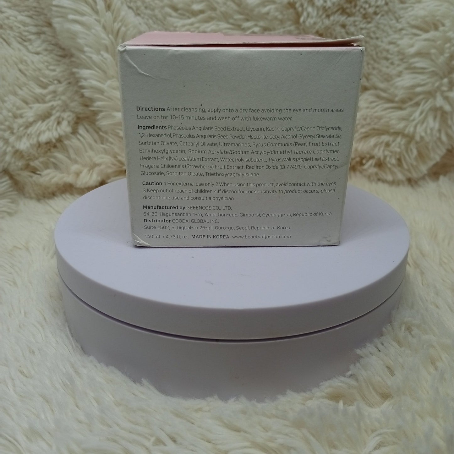 Beauty of Joseon Red Bean Pore Mask 140ml
