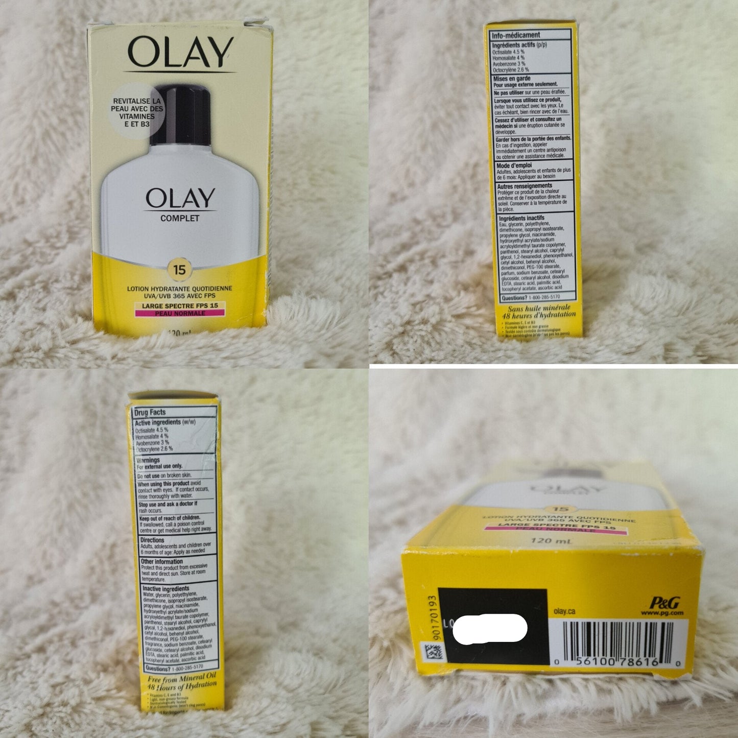 Olay Complete Daily Moisturizer SPF 15 Normal Skin 120ml