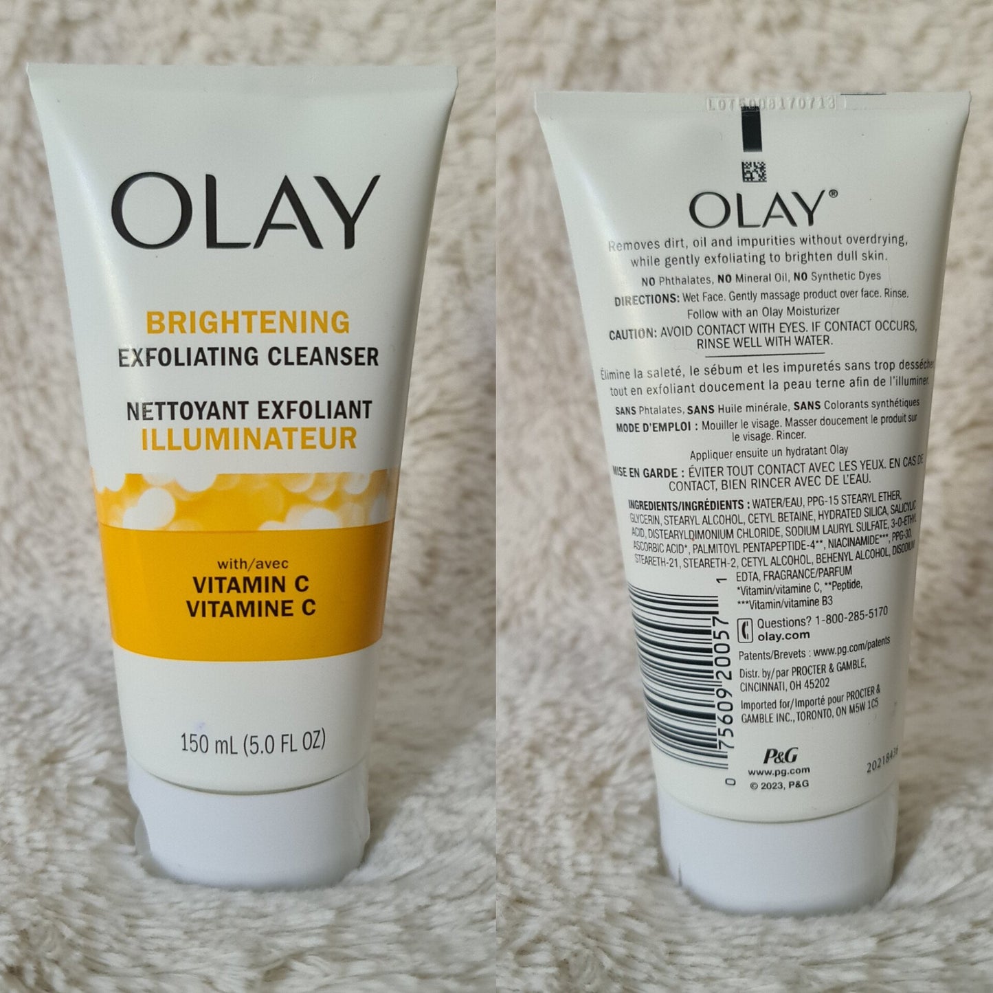 Olay Brightening Exfoliating Face Cleanser 150ml