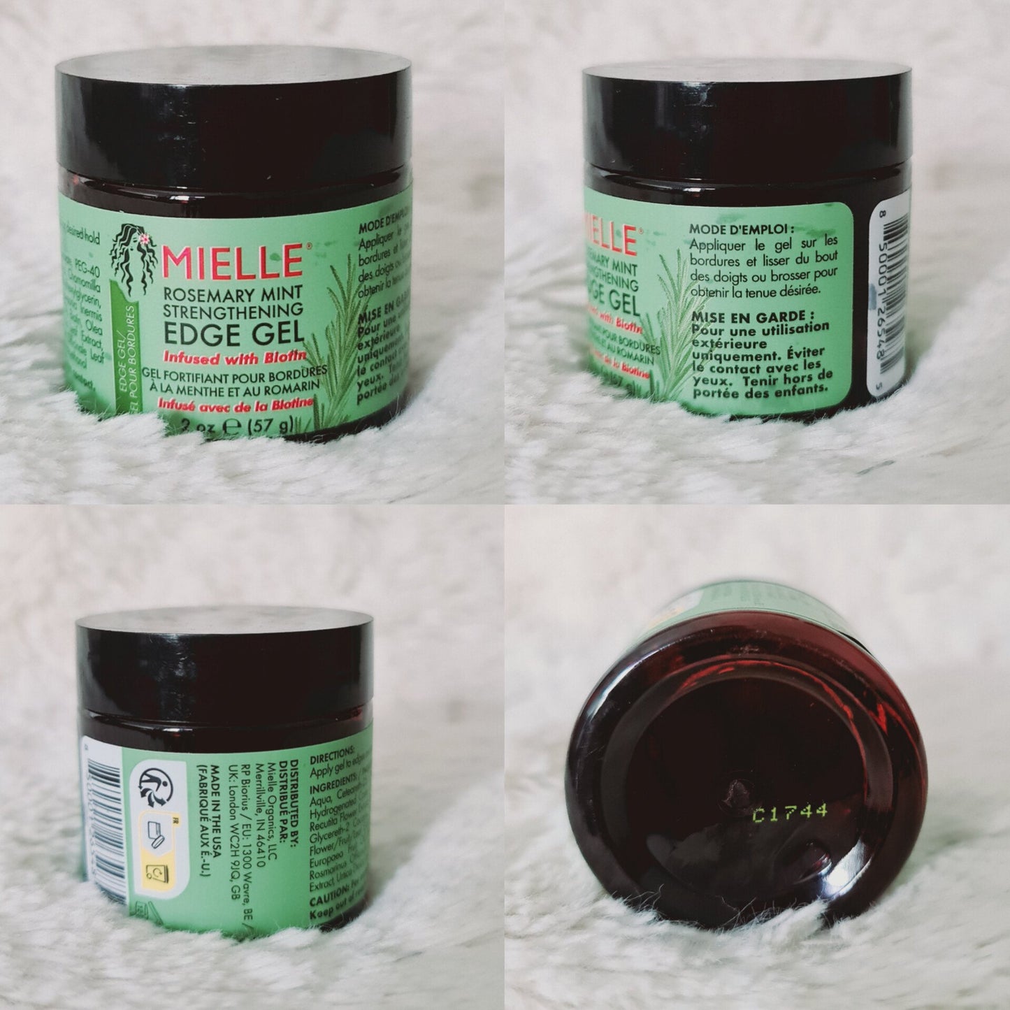 Mielle Rosemary Mint Strengthening Edge Gel 57g
