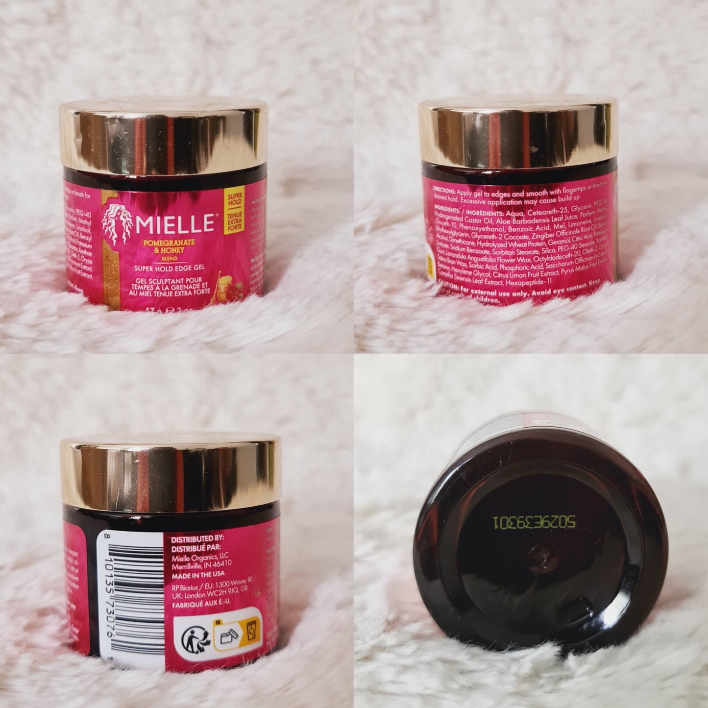 Mielle Pomegranate & Honey Super Hold Edge Gel 57g