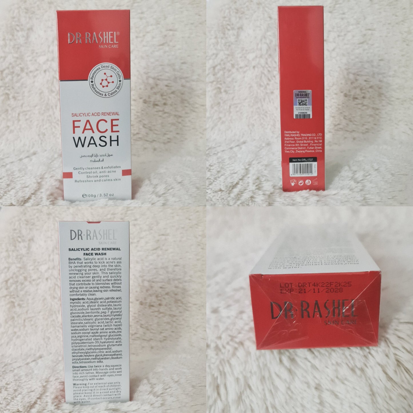 Dr.Rashel Salicylic Acid Renewal Face Wash 100g
