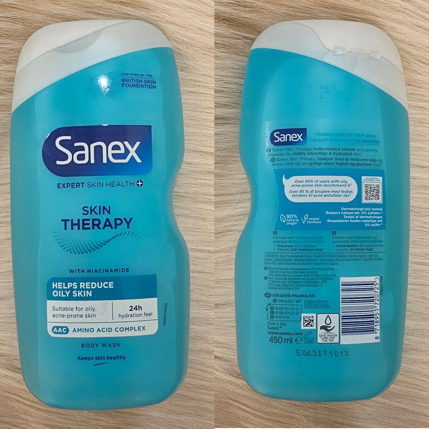 Sanex Breakout Control Body Wash 450ml