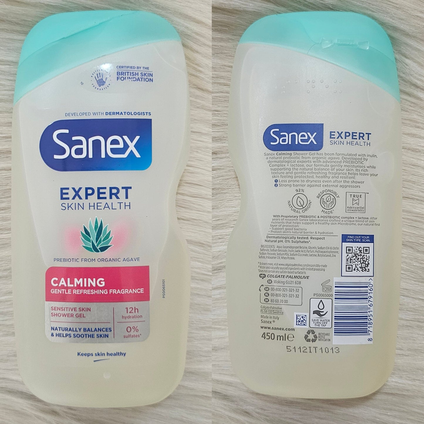 Sanex Agave Calming Shower Gel 450ml