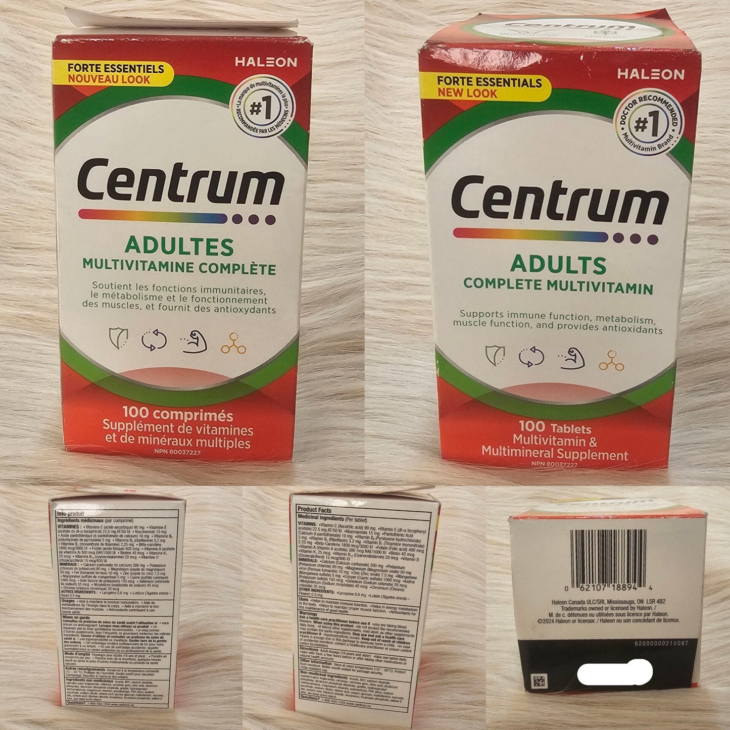 Centrum Forte Essentials Multivitamin 100 Tablets