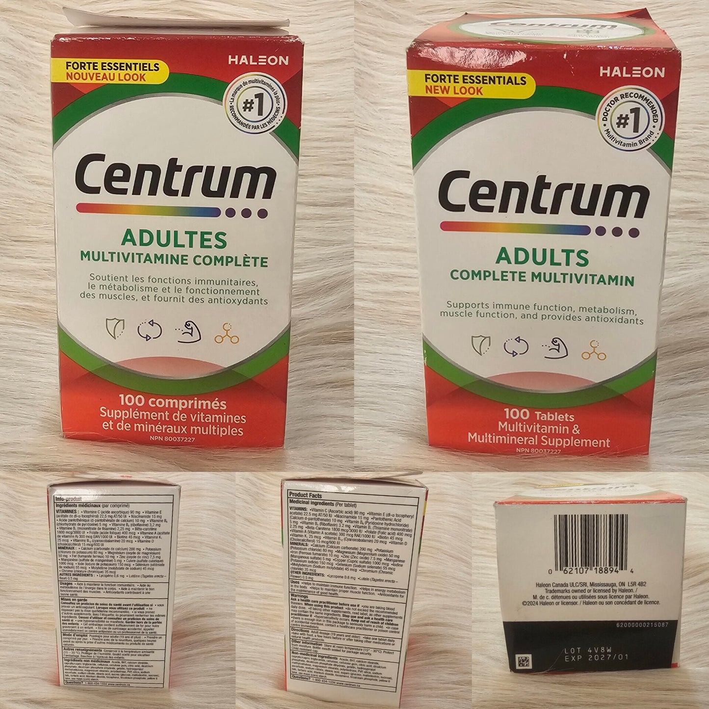 Centrum Forte Essentials Multivitamin 100 Tablets