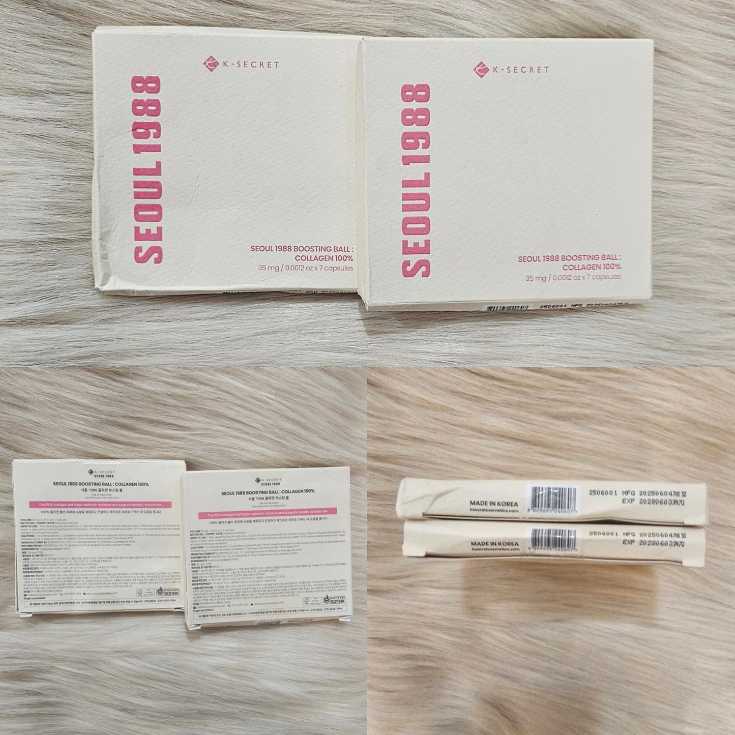 (Discounted Product) K-Secret Seoul1988 Boosting Ball : Collagen 100% - 35mg x 7