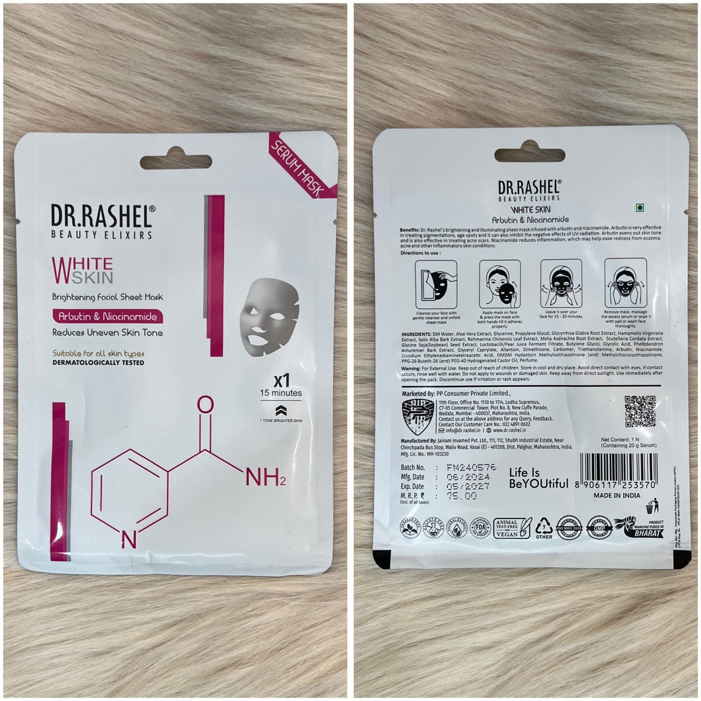 Dr. Rashel Age White Skin Sheet Mask with Serum