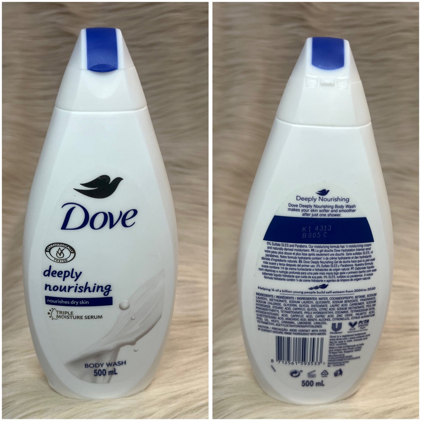 Dove Deeply Nourishing Body Wash 500ml