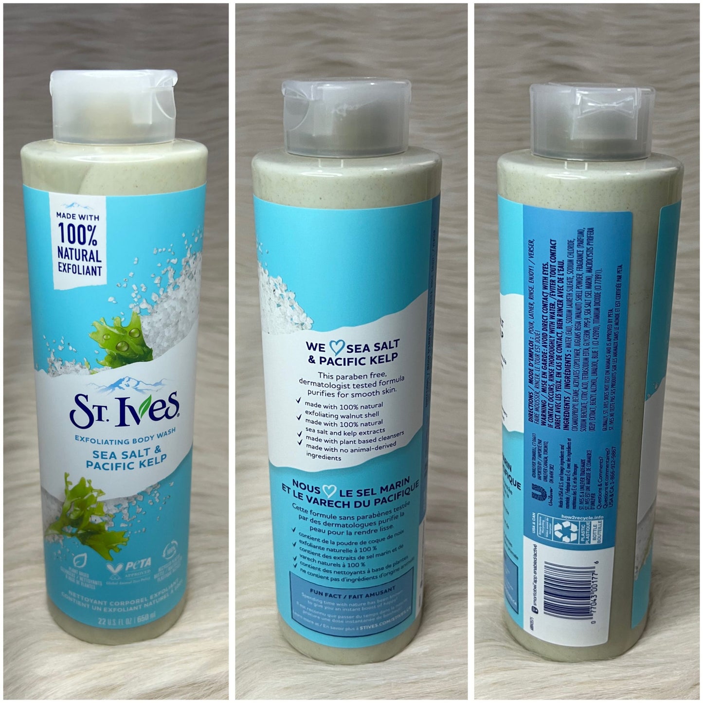 St. Ives Sea Salt & Pacific Kelp Body Wash 650ml