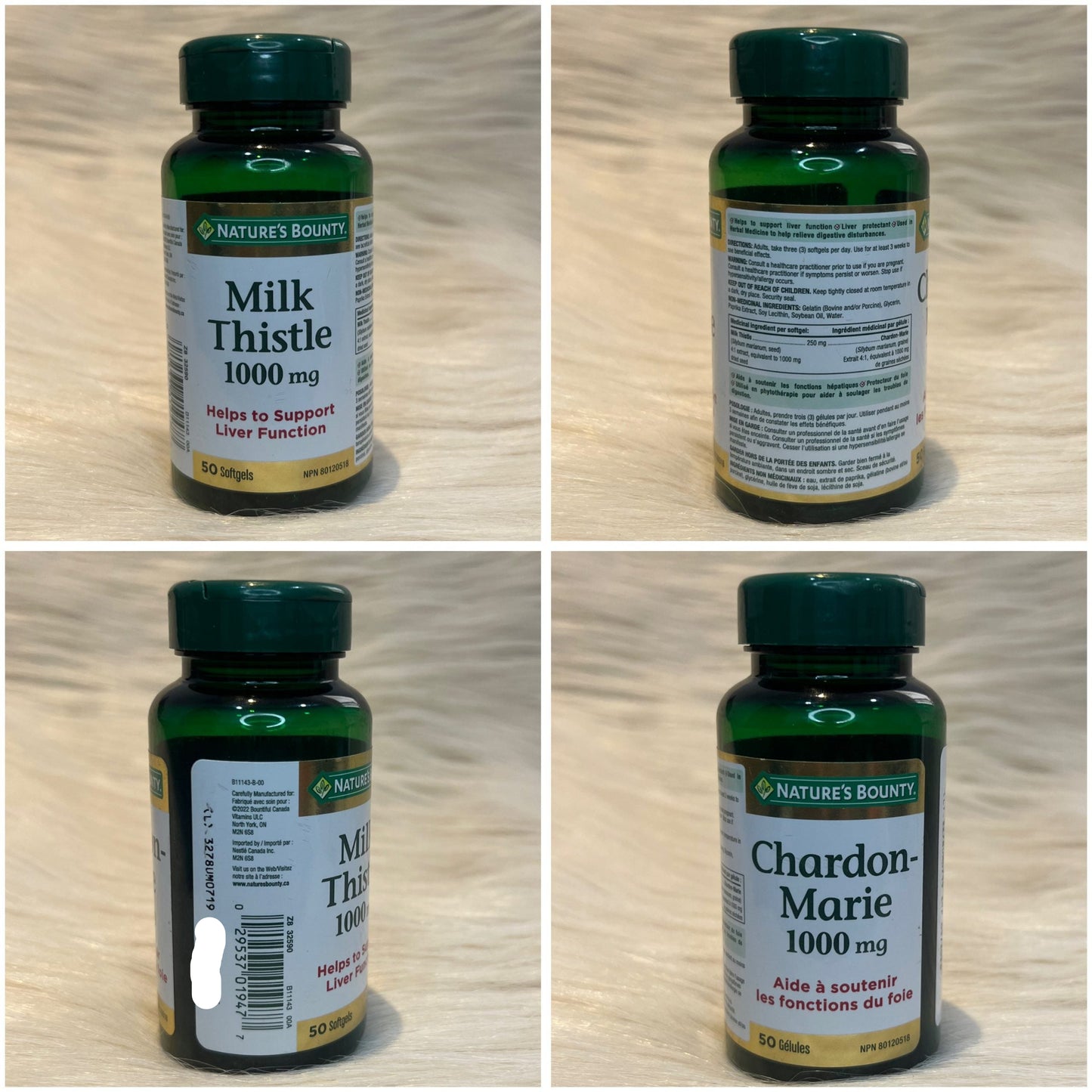 Nature’s Bounty Milk Thistle 1000mg – 50 Softgels