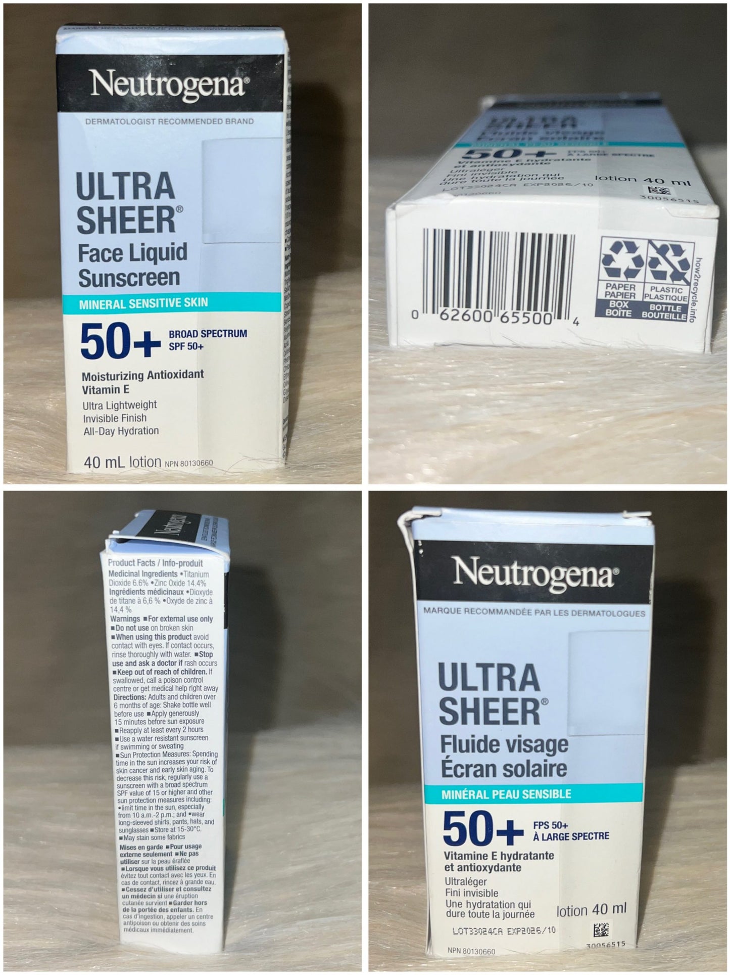 Neutrogena Ultra Sheer Face Liquid Mineral Sunscreen SPF 50 – 40ml