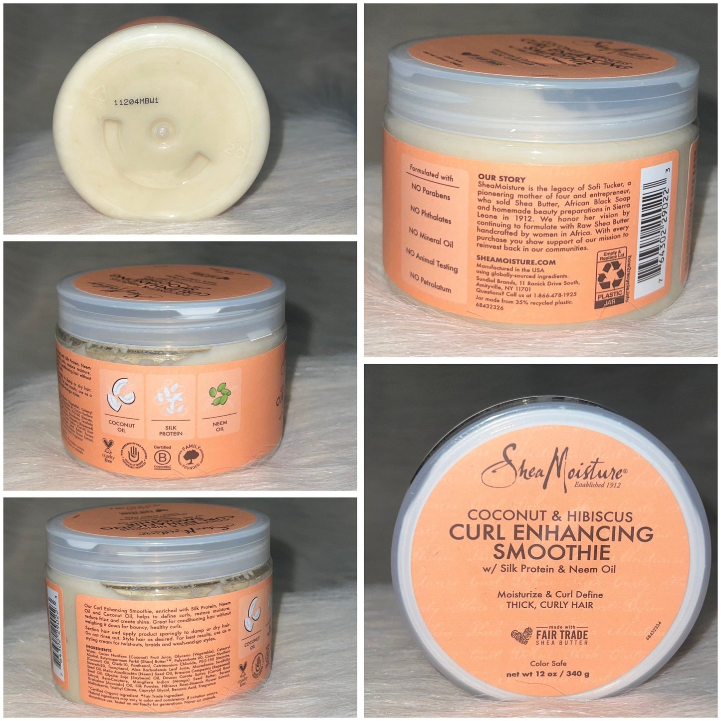 SheaMoisture Coconut & Hibiscus Curl Enhancing Smoothie 340g