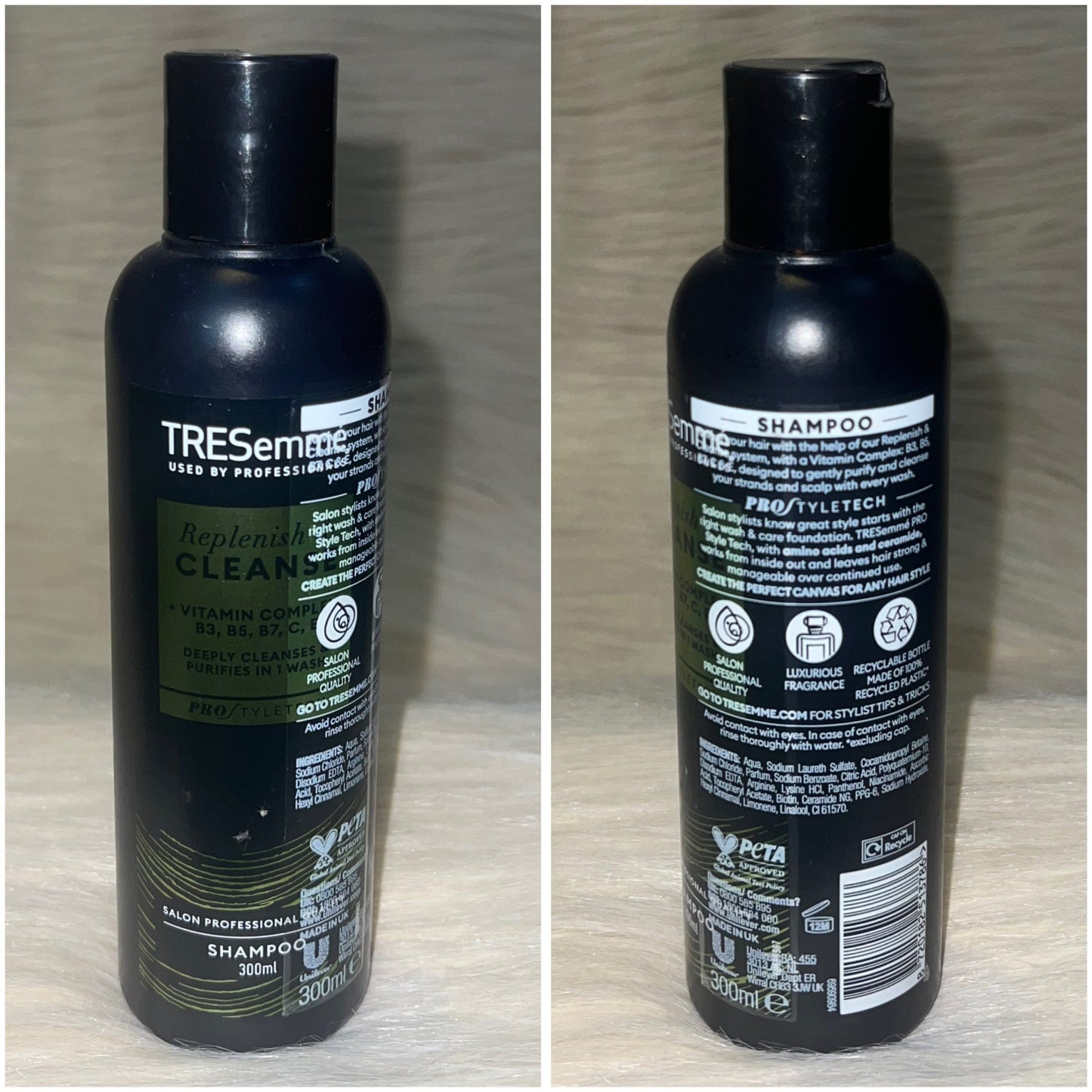 Tresemmé Replenish & Cleanse Shampoo 300ml
