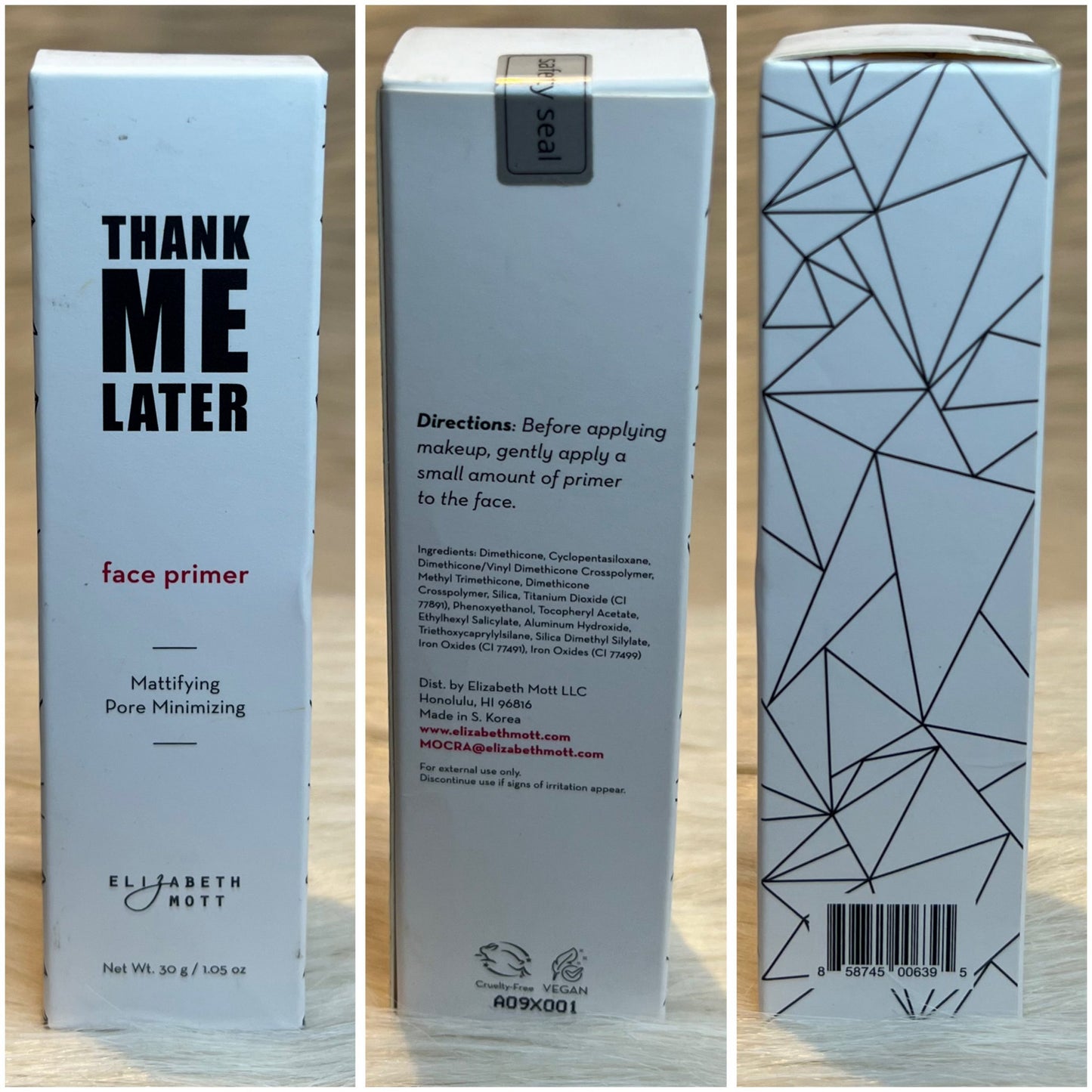 Elizabeth Mott Thank Me Later Face Primer 30g