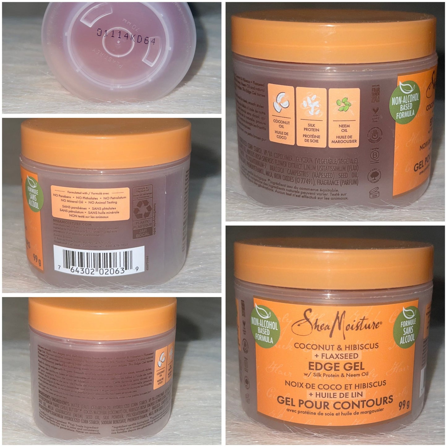 SheaMoisture Coconut & Hibiscus Edge Gel 99g