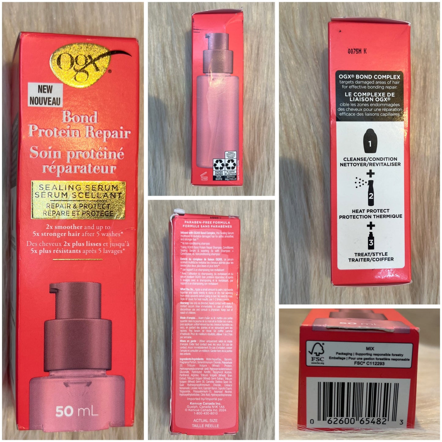 OGX Bond Protein Repair Sealing Serum 50ml