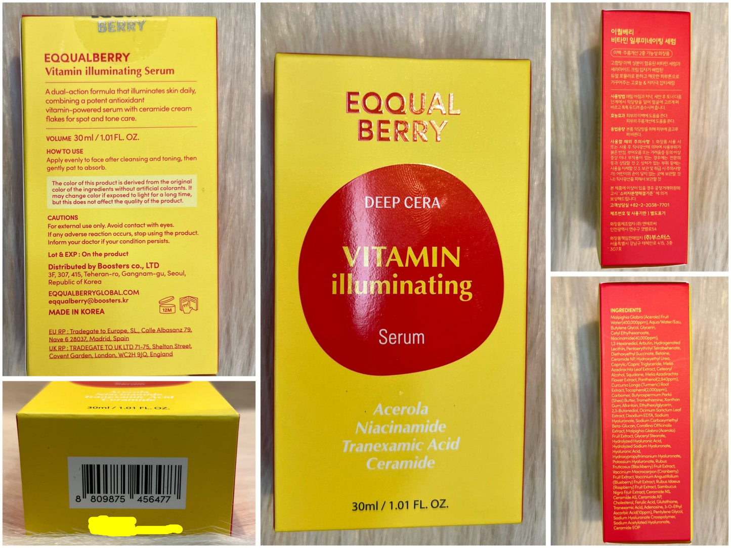 Eqqualberry Vitamin Illuminating Serum – 30ml